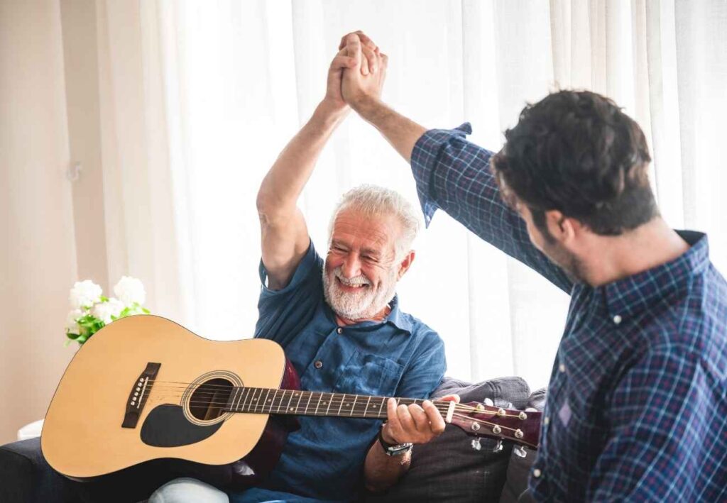 music in elder care at First Choice Care Home in Fortuna