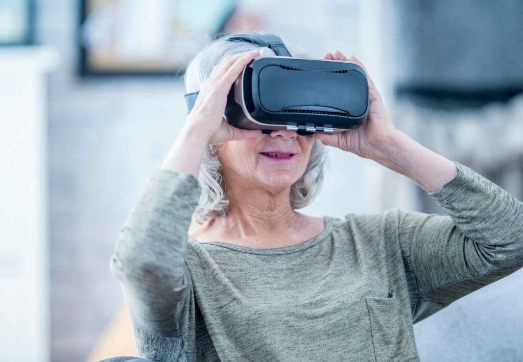 vr elderly care home activities at First Choice Care Home in Fortuna